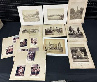 8 Albumen photographs of Cuba, 2 are 1867; 6 are 1890. The 1867 images are 6" x 9" on 10" x 13"