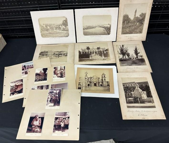 8 Albumen photographs of Cuba, 2 are 1867; 6 are 1890. The 1867 images are 6" x 9" on 10" x 13": 8 Albumen photographs of Cuba, 2 are 1867; 6 are 1890. The 1867 images are 6" x 9" on 10" x 13" boards. The 1890 images are 8.5" x 6.5" on 12.5" x 9" boards. Plus a group of 19 color snapshots of Cuba