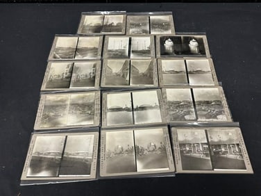 14 Stereoviews of the 1964-1965 NY World's Fair by Ethan P. Jackman.