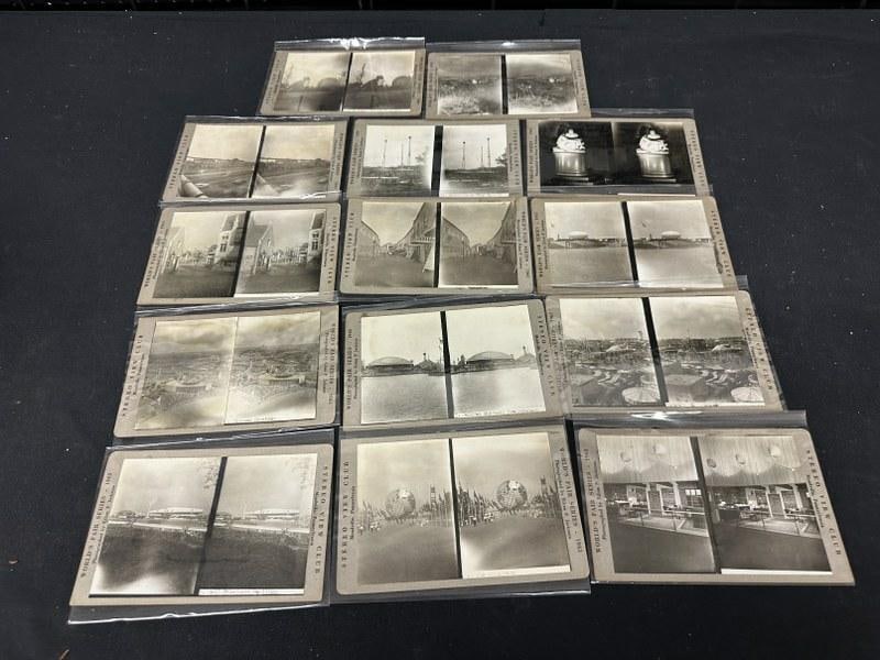 14 Stereoviews of the 1964-1965 NY World's Fair by Ethan P. Jackman. (1 of 2)