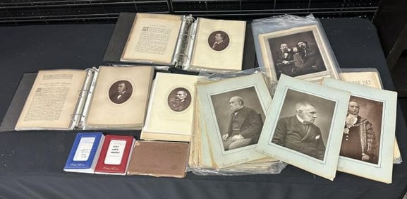 Huge collection of Woodbury type photographs, portraits of Noble figures, etc. Hundreds and Hundreds