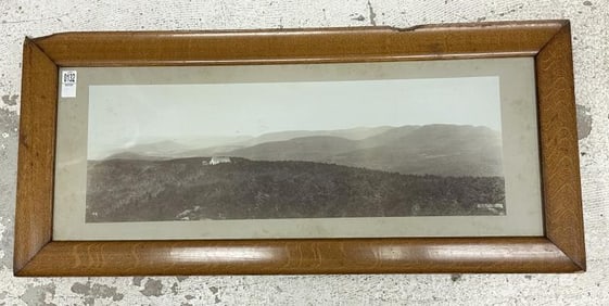 OVERLOOK HOTEL large landscape panoramic photograph, Photographers stamp is illegible to