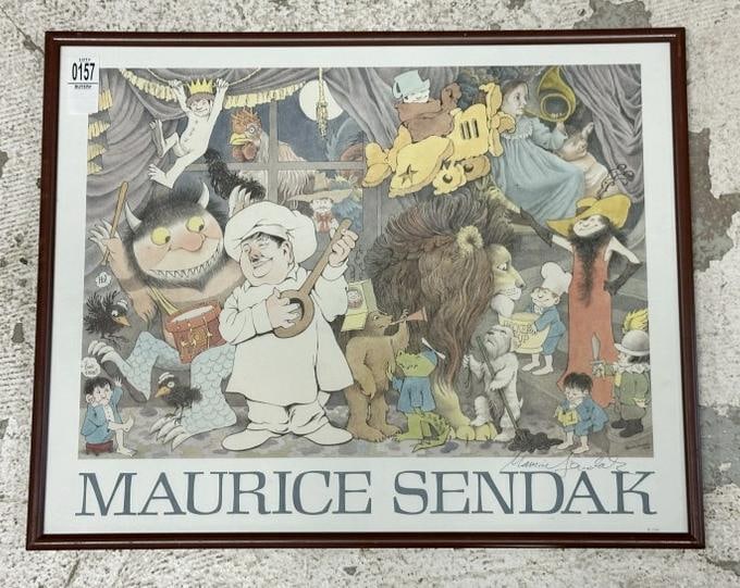 MAURICE SENDAK signed poster In Celebration of Maurice Sendak, New York: Harper Collins, 1990. A (1 of 3)