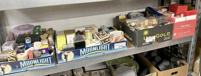Big shelf lot PERFUME bottles in boxes, in (4) boxes, lots there, great lot for dealer to sort out,