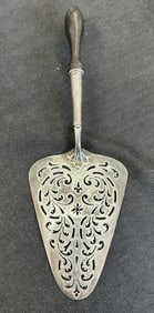 Samuel Courtauld Fish Slice 18th c George III sterling silver
