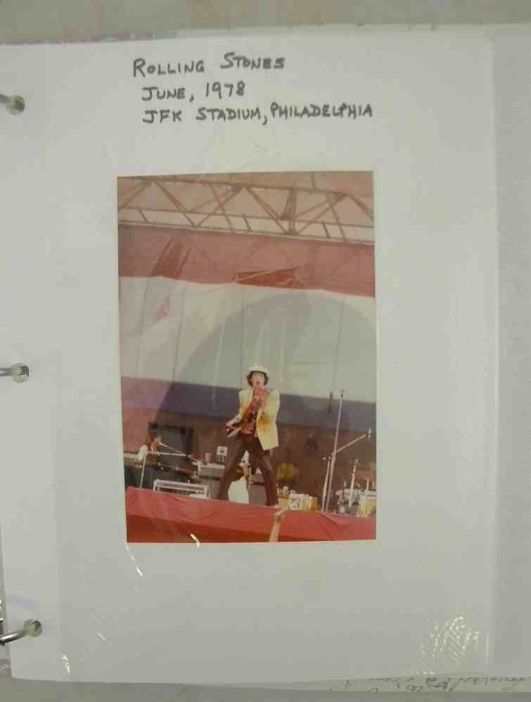 80 Original Rock Concert Photographs w/ Rolling St: Album of 80 Original Rock Concert Photographs w/ Rolling Stones, ALICE COOPER, THE KINKS, DAVID BOWIE, ROBIN TROWER, & CHUCK BERRY....