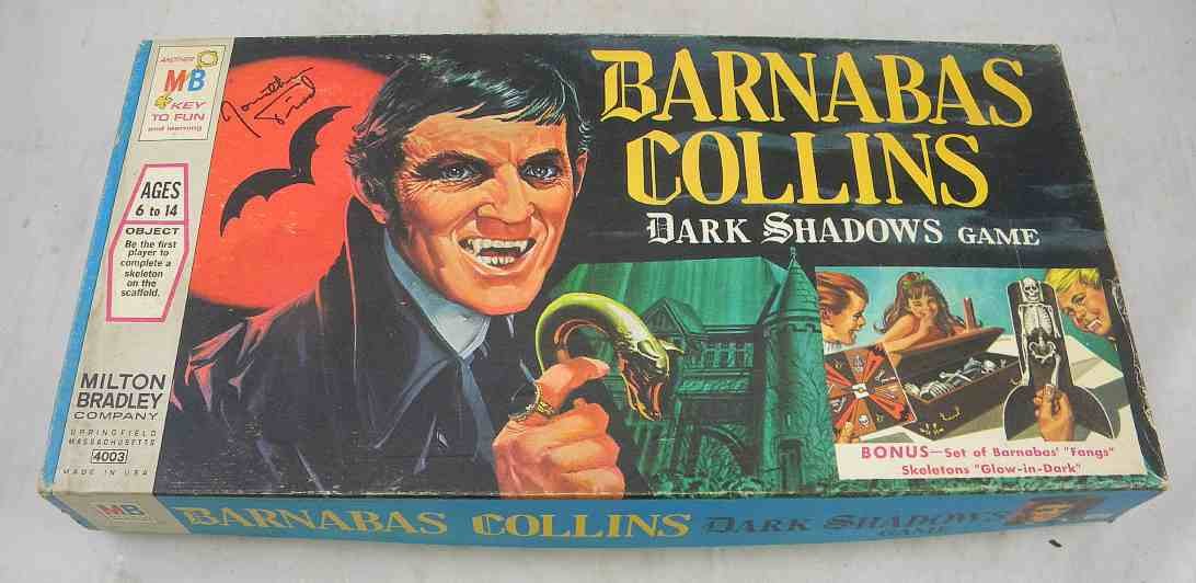 Dark Shadows Vintage Game Signed Jonathan Frid: Dark Shadows Vintage Game Signed Jonathan Frid.........