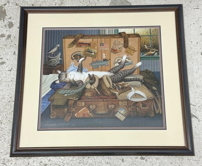Charles Wysocki (1928 - 2002) signed limited edition print titled Mabel the Stowaway, in fine (1 of 1)