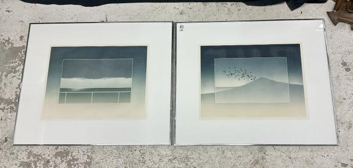 (2) quality limited edition signed impressionist landscape prints, both from editions of 195, there (1 of 8)