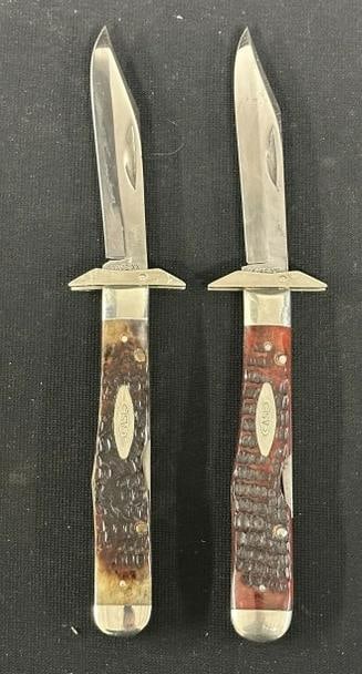 (2) CASE 6111 1/2 folding pocket knives, appear to be in very nice condition, just as we found them (1 of 4)