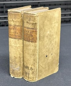 2 volume set (Published 1707 ) (HOMERI OPERA ), in overall nice condition, some writing on inside