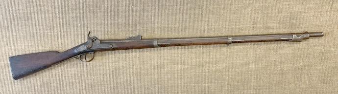 Early long rifle (looks like 1851 ), from local estate of Civil War enthusiast. Measures 58"