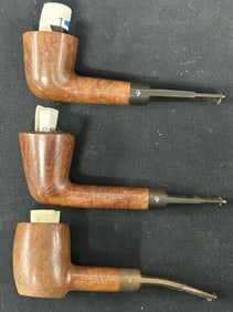 (3) CHARATAN'S pipes to include - Charatan "Special" 13/16" bowl, circa 1970, straight Bird's Eye -
