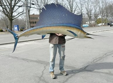 Swordfish Taxidermy mount, nice overall condition, some scuffs and nicks here and there, large