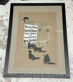 Marguerite Kirmse (1885 - 1954) rare original advertising gouache on board for the ( SPECIALTY SHOW