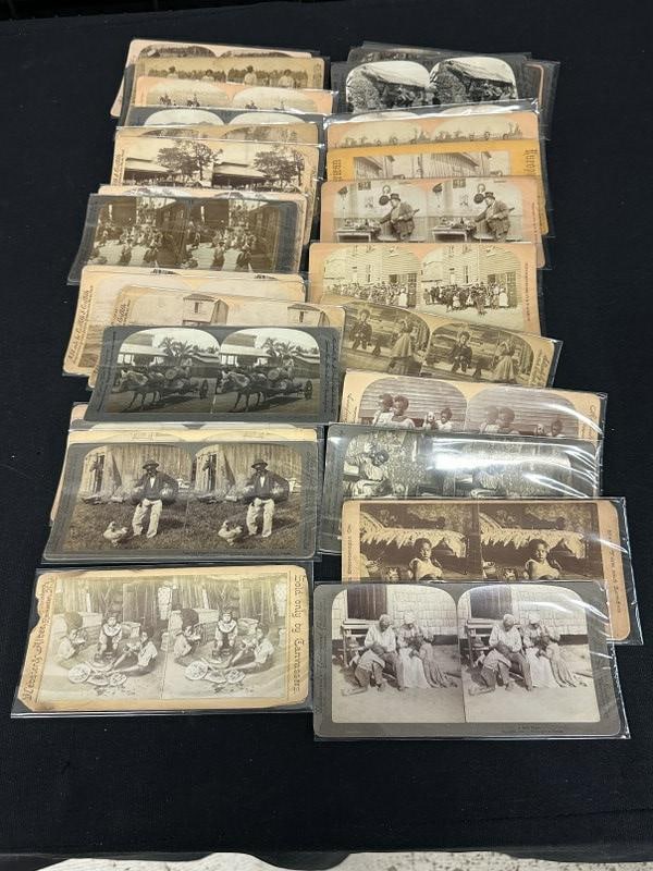 36 African-American and Black (non-American) Stereoviews.: 36 African-American and Black (non-American) Stereoviews.