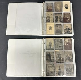 Early PHOTOGRAPH lot to include over 230 images, majority are tintypes, a few cdv's…..great lot