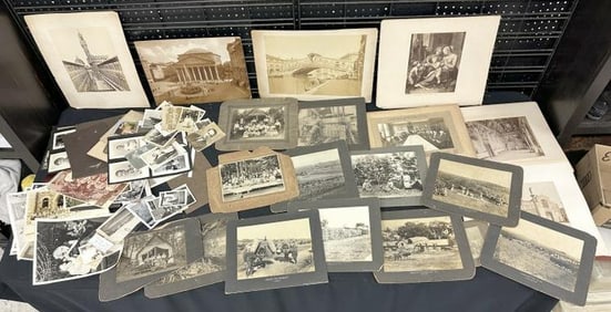 Large lot older PHOTOGRAPHS, includes albumens, and smaller images, good lot for a dealer to sort