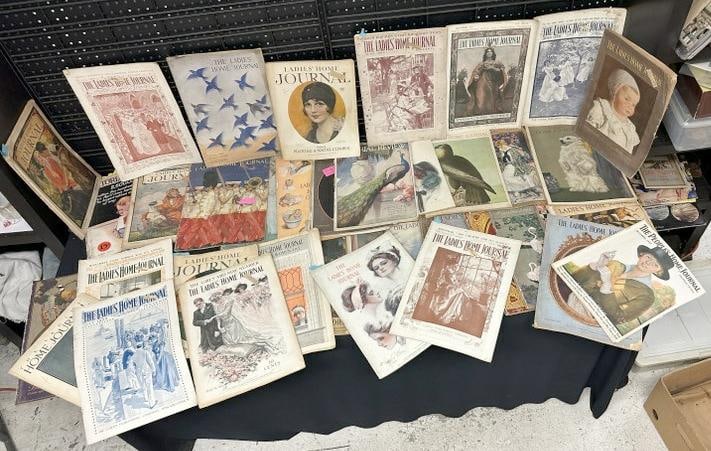 ( 45 ) early Ladies Magazines from 1897 to early 1920's, most are LADIES HOME JOURNALS, with some (1 of 4)