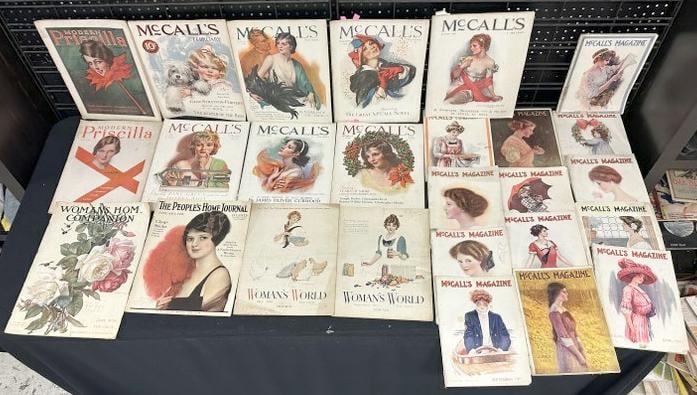 ( 83 ) LADIE'S Magazines & related magazines..., from 1920's to 1960's, most early, maybe a little: ( 83 ) LADIE'S Magazines & related magazines..., from 1920's to 1960's, most early, maybe a little earlier....good lot for a dealer to sort out....all covers intact, some in better condition than othe