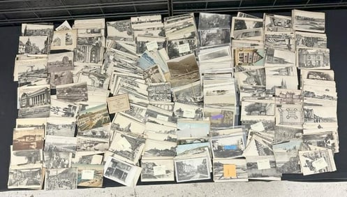 Hundreds & Hundreds mostly FRENCH POSTCARDS, good lot for a dealer to sort out….Many different