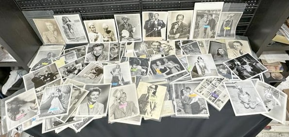 ( 171 ) older black & white Hollywood Celebrity PRESS PHOTOGRAPHS, many bi stars of the period,