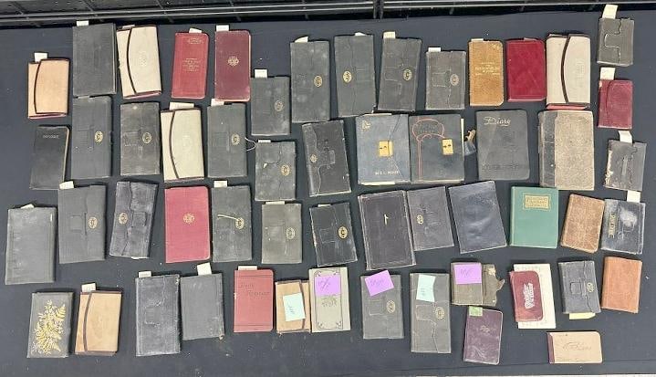 Big lot of 19th & early 20th century DIARIES, including from the estate of ( CLARA COLE CHAMBERLAIN (1 of 12)