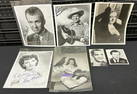 ( 7 ) Celebrity signed photographs, including ( 2 ) James Stewart, Buddy Rogers signed postcard,