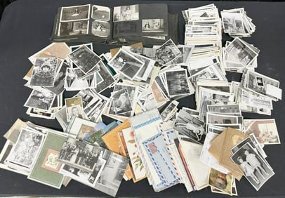 Japanese American Family Archive including loose photographs and a Photo Album. c. 1920s-60s.