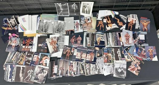Massive collection of Male Physique body building photographs. Approx 400+ photographs of Male