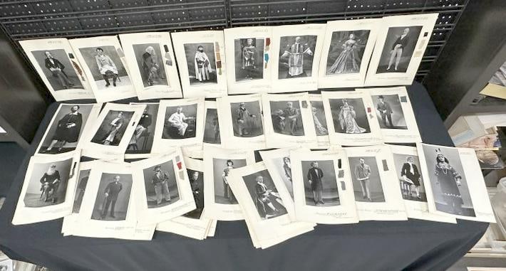 Vernacular and Unusual collection of bizarre portrait photographs showing Wax Models of famous (1 of 7)