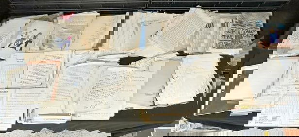 Huge archive of amateur Sci-Fi Writer Scott Will. Including Manuscripts, Scripts, drawing, notebooks