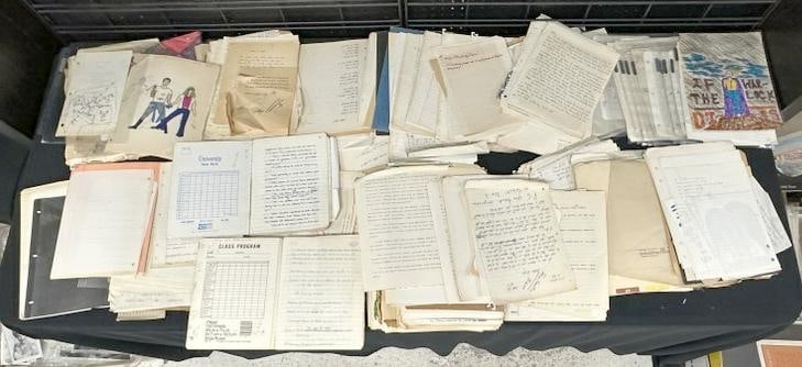 Huge archive of amateur Sci-Fi Writer Scott Will. Including Manuscripts, Scripts, drawing, notebooks (1 of 6)