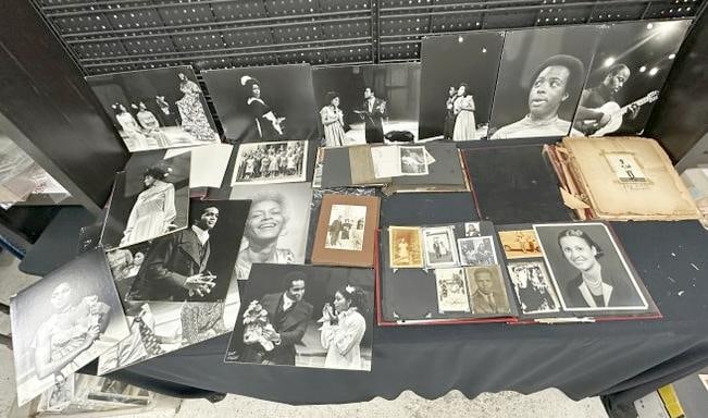 One Box of African American related Photo Albums including Boxing, Military, Americana etc. and: One Box of African American related Photo Albums including Boxing, Military, Americana etc. and Group of Tehatrical Photos by Noted African-American Photographer Burt Andrews. 20th Century