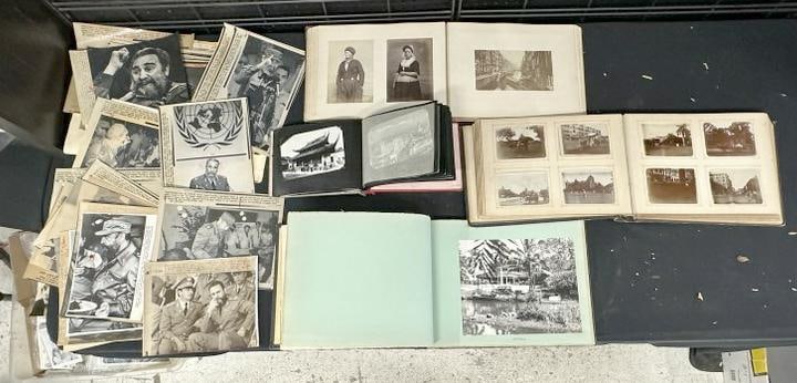 Box of Travel Photo Albums including Hawaii, China, India, and Europe. Also included is Group of (1 of 20)