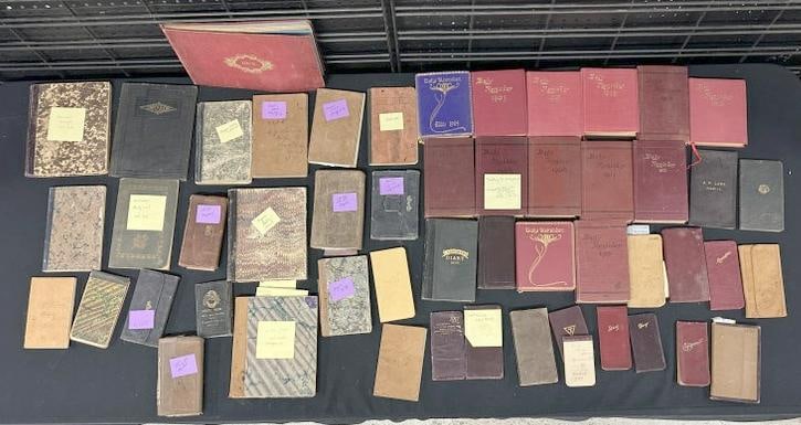 Big lot 19th century and early 20th century DIARIES, DAILY REMINDERS, and related.....interesting (1 of 7)