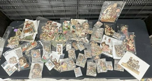 Hundreds & Hundreds of Victorian DIE CUTS of children…a lot there!  She had most separated in