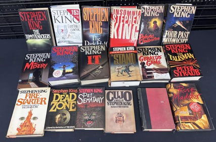 Lot of 18 Stephen King hardcovers several 1st Editions. Includes first editions of The