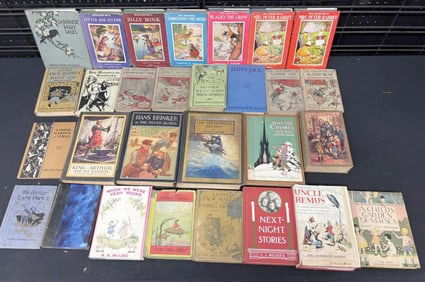 Lot of children's hardcovers Thornton W Burgess early Winnie The Pooh more. Lot includes a 1933