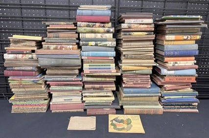 Giant lot of antique and vintage children's books, over 175 in all. Includes Raggedy Ann and Andy,