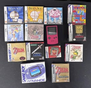 Nintendo Game Boy Color/Game Boy Advance/DS lot. Nothing in this lot has been tested. This includes