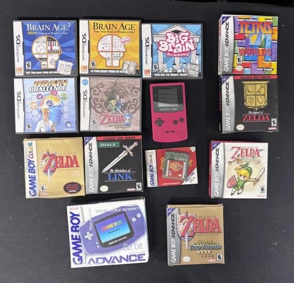 Nintendo Game Boy Color/Game Boy Advance/DS lot. Nothing in this lot has been tested. This includes (1 of 5)