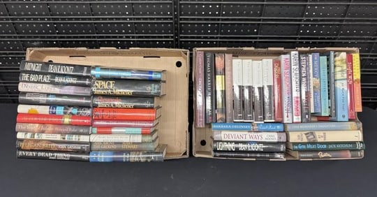 40+ contemporary book lot, many first editions. A good lot for dealers to sort through. Highlights