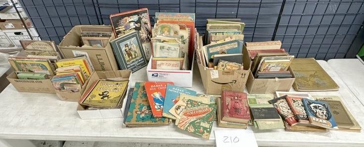 Giant lot of 100+ hard and softcover children's books. Conditions vary. Includes some Little Golden: Giant lot of 100+ hard and softcover children's books. Conditions vary. Includes some Little Golden Books, some Tell-A-Tale books, story books, picture books, and more. A good lot for a dealer to sort