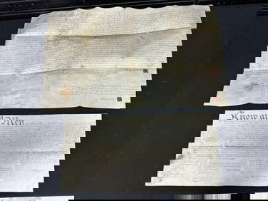 (2) EDWARD SHIPPEN early signed Pennsylvania documents…..1765 & 1791…...with many other