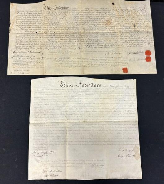 Early Pennsylvania & New York Indentures….1794 Easton, Pennsylvania Mulhallon to Ralston & 1805: Early Pennsylvania & New York Indentures….1794 Easton, Pennsylvania Mulhallon to Ralston & 1805 Painters Post New York Mcburney to Lackey….