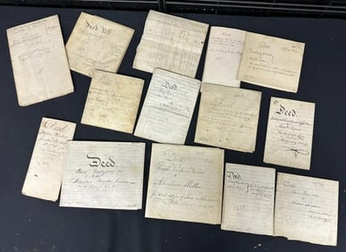 (14) early PENNSYLVANIA Deed, Documents, dating from 1761 to 1849….