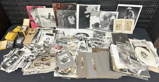 Two boxes of miscellaneous Photographs. 19th & 20th century, press, fine art, and historic.