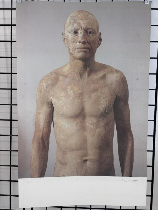 Signed/Numbered Antonio Lopez Garcia poster. The poster is of one of his hyper-realistic sculptural (1 of 8)