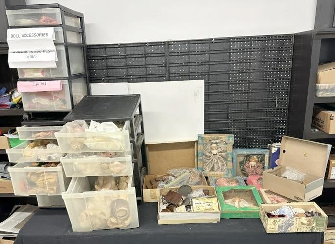 BIG lot DOLLS, doll accessories, parts, and related, good lot for a dealer to sort out… a lot (1 of 15)